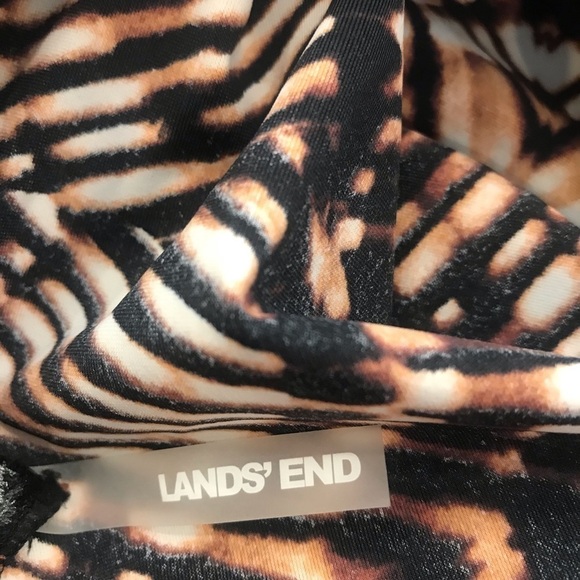 Lands End Slender Surplice skirted swim new 16W - Picture 6 of 9